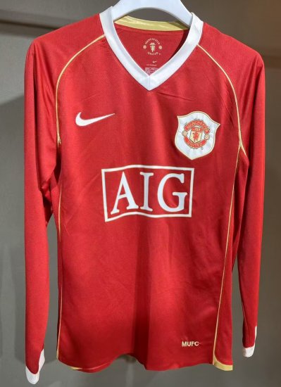 2006 07 Ma home long sleeve player versio